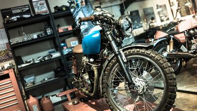 Cafe Rider’s twin specialities are coffee and motorcycles. Courtesy Cafe Rider
