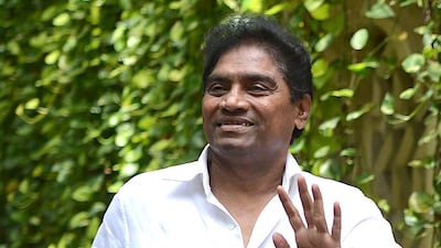 Bollywood actor Johnny Lever arrives to pay respect at the residence of Indian actor Dilip Kumar, after he died at the age of 98 in Mumbai on July 7, 2021.