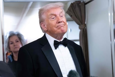 US President Donald Trump was behind the formation of a 20-point peace plan for Gaza. AFP