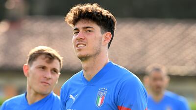 INS: Alessandro Bastoni - the Inter Milan defender, 23, looks likely to follow teammate Ivan Perisic in reuniting with their former manager Antonio Conte in the Premier League. Bastoni has called Conte the "Messi of coaches" and the Tottenham manager will have to use a hefty chunk of the £150 million war chest promised to him by the club's owners with Inter reportedly pricing the Italy international at £51m. Getty Images