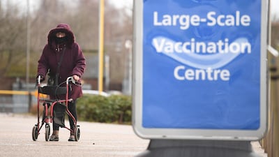 Britain on January 18 extended its coronavirus vaccination campaign to people over the age of 70, and new tougher restrictions for all arrivals to the country came into force. AFP