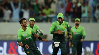 Hasan Ali, the leading wicket-taker in the ongoing series against Sri Lanka, has enjoyed a meteoric rise in just 14 months. Francois Nel / Getty Images