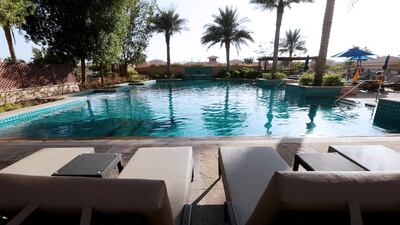 One of the pools in the St Regis Residences on Saadiyat Island. Christopher Pike / The National