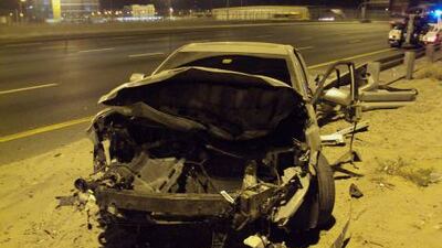 Accidents such as this one, which took place on Emirates Road in Dubai last month, have been on the increase.