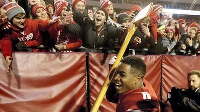 If you think some of the trophies already listed in this photo gallery can cause physical harm, take a look at the Paul Bunyan Axe trophy. Yes, it is in the shape of an axe and given to the winners of the college football fixture between arch-rivals, the Wisconsin Badgers and the Minnesota Golden Gophers. Handed out for the first time in 1948 before it became a tradition, the axe is named after a giant lumberback in American folklore named Paul Bunyan. At the end of the game, if the team already holding the trophy won, they would run to their own sideline, take the axe and carry it around the field and 'chop down' one or both goal posts. If the team not holding the axe won, they could run to their opponents' sideline and 'steal' the axe. AFP
