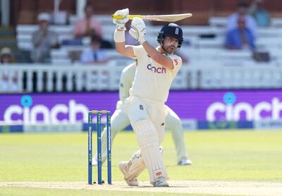 England's Rory Burns top-scored with 132. PA