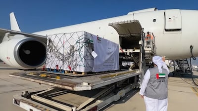 Two planes carrying 80 tonnes of supplies flew to Lebanon from the UAE. Wam