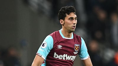 (FILES) This file photo taken on December 3, 2016 shows West Ham United's Spanish defender Alvaro Arbeloa controlling the ball during the English Premier League football match between West Ham United and Arsenal at The London Stadium, in east London. Spanish defender Alvaro Arbeloa, the world champion in 2010, announced on June 24, 2017 that he was dropping football in an interview with Sapnish sport newspaper Marca. / AFP PHOTO / Justin TALLIS