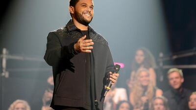 The Weeknd performs on stage during the MTV Europe Music Awards in November in Netherlands. Dave Hogan / Getty Images