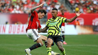 Victor Lindelof 7 - Passed well, didn’t get caught out of position. Top interception from Gabrie Jesus and a header from a Trossard ball. Put a penalty away down the middle. AFP