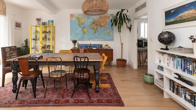 My Dubai Rent Ana Seixas's home in Dubai where she lives with her husband Catalin Marin, and son Seth. Living room/ dining room. Antonie Robertson/The National