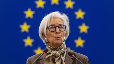 Christine Lagarde, President of the European Central Bank, has resigned. EPA