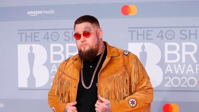 Rag'n'Bone Man arrives at the Brit Awards 2020 at The O2 Arena on Tuesday, February 18, 2020 in London, England. AFP