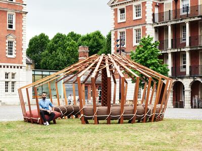 Khalid Shafar's The Nomad installation. Photo by Jamie McGregor Smith