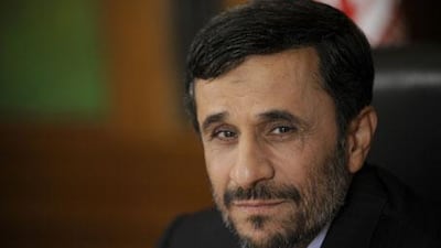 Mahmoud Ahmadinejad, the president of Iran, says his country is dealing with the West from a position of strength.