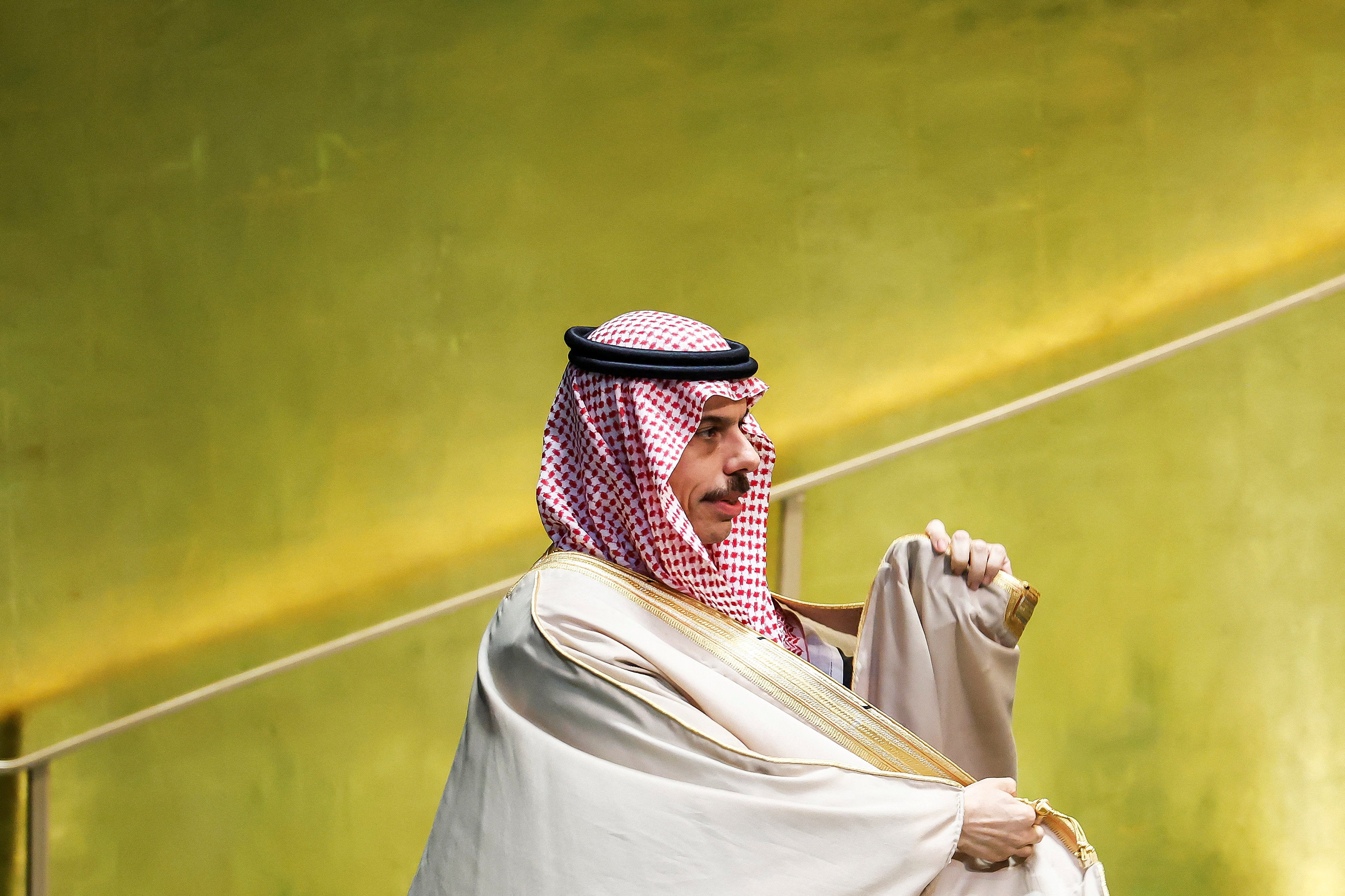 Saudi foreign minister arrives in Washington for talks with US counterpart