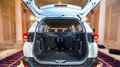 It has seven seats, like its big brother the Land Cruiser. Leslie Pableo for The National