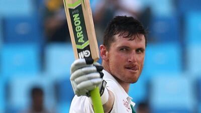 Graeme Smith shown during a Test against Pakistan in October 2013. Marwan Naamani / AFP