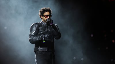 Egyptian singer Bayou at Soundstorm festival in Riyadh