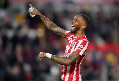 Ivan Toney would seem a ready-made solution but he is set to stay at Brentford until the end of the season. AFP
