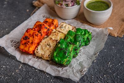Tiranga paneer tikka from Art Of Dum