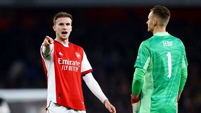 Rob Holding: 6 - Arsenal captain on the night, the centre-back produced a fine performance and offered a threat at the other end of the pitch. His free header set-up Nketiah for the opener, causing problems from set-pieces. Reuters