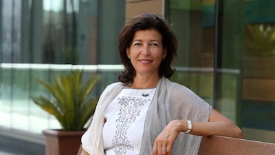 Guna Miskarova called the opening of the Latvia embassy ‘the greatest news’. Pawan Singh / The National