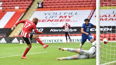 David McGoldrick - 8: Showed great reactions to score his first Premier League goal after Kepa saved from McBurnie. Similar instincts to grab his second after Rudiger's blunder. Striker produced some lovely footwork at times and put in a fantastic shift. Reuters