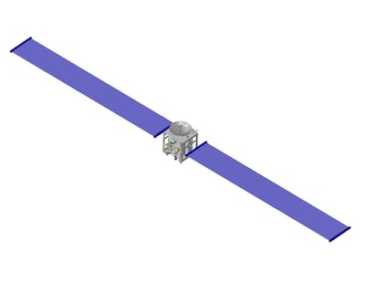 The initial version of the MBR Explorer. Photo: UAE Space Agency