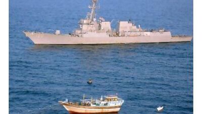 A reader argues that more aggressive action, such as the US navy's rescue of an Iranian fishing boat earlier this month, could offer a permanent solution to the scourge of Somali piracy. AP
