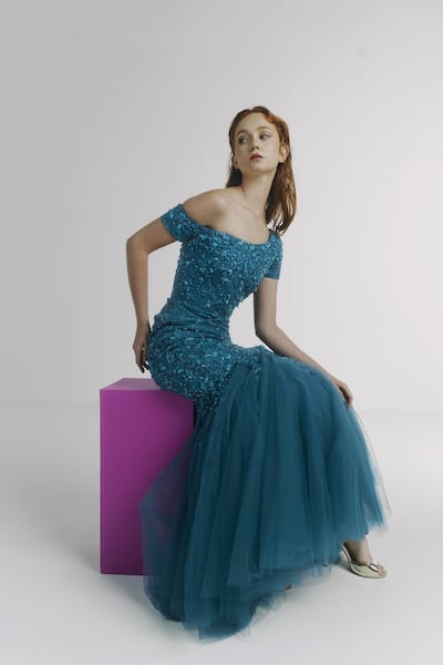 The brand is known for its glamorous and sculptural gowns. Photo: Rami Al Ali