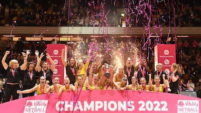 Manchester Thunder will be opening a netball academy in Abu Dhabi. Photo: Manchester Thunder