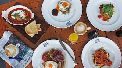 The Brussels Breakfast at Belgian Beer Café. Courtesy Belgian Beer Café