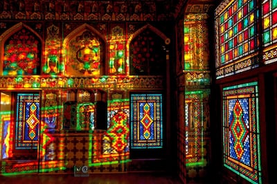 Khan’s Palace showcases local glass art, shebeke. Getty