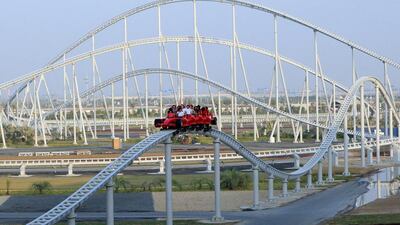 New rides at the Ferrari World Abu Dhabi pulled in 20 per cent more visitors from India. Ravindranath K / The National
