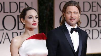 Angelina Jolie and Brad Pitt. Reuters