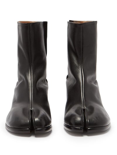 The Tabi Boot was created in 1988 by Maison Martin Margiela, based on the traditional Japanese tabi sock. Courtesy FarFetch