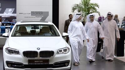 A new BMW showroom is opening in Motor City. Antonie Robertson / The National