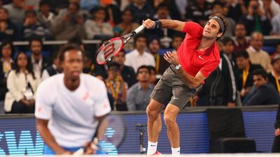 Roger Federer, right, has already suggested some tweaks to IPTL next season, according to Mahesh Bhupathi. Clive Brunskill / Getty Images