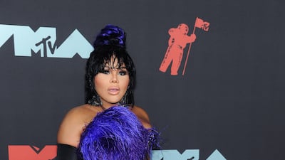 Lil Kim arrives at the MTV Video Music Awards on Monday, August 26. EPA