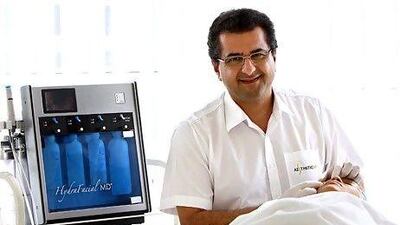 Dr Afschin Ghofrani, the co-owner of Aestheticon, says one of his goals is to restore the trust in plastic surgery here. Satish Kumar / The National