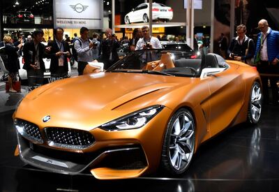 The BMW Z4 Concept at the Frankfurt motor show last year. AP