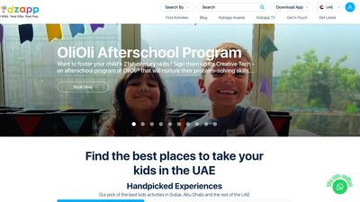 Kidzapp allows families to book activities for children.