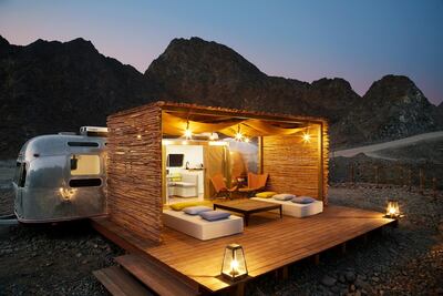 The Hatta Sedr trailers are the first trailer-hotel concept in the UAE