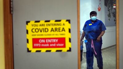 A Covid-19 ward at King's College Hospital, south-east London. Health experts fear a new wave of the disease in autumn. PA