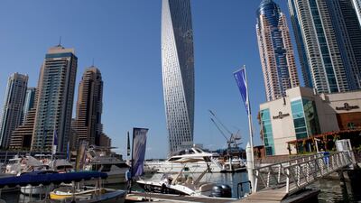 Dubai Marina is popular with both buyers and those looking for a place to rent. Razan Alzayani / The National
