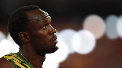Jamaica's Usain Bolt shown on Wednesday before the semi-final heat, through which he advanced to Thursday's final in the 200 metres at the 2015 Athletics World Championships. Johannes Eisele / AFP / August 26, 2015