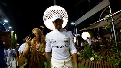 Lewis Hamilton says he did his best with the car he had at his disposal during qualifying in Singapore. Edgar Su / Reuters