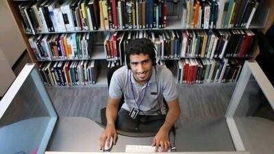 Ahmed Al Amery hopes that by having an Emirati roommate he will settle into a new emirate and into university life at NYUAD.