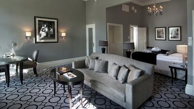 A junior suite at the Grand Hotel, Oslo. Courtesy Grand Hotel, Oslo